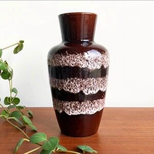 Vintage MCM West German Pottery Vase